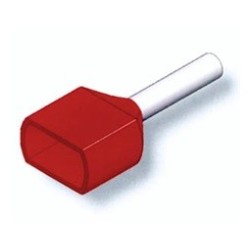 copy of Ακροδέκτης σωληνωτός για μύτη διπλός καλωδίου 2x1.00mm² κόκκινος ΓΕΝΙΚΗΣ ΧΡΗΣΗΣ ΓΕΝΙΚΗΣ ΧΡΗΣΗΣ TE1008
