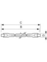 Λάμπα αλογόνου μεγάλη Plusline 118mm 2y 120W R7s 230V OSRAM OSRAM R7S0003OS