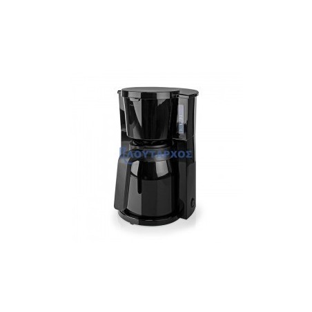 Καφετιέρα φίλτρου με θερμό 1L μαύρη NEDIS NEDIS 233-2087