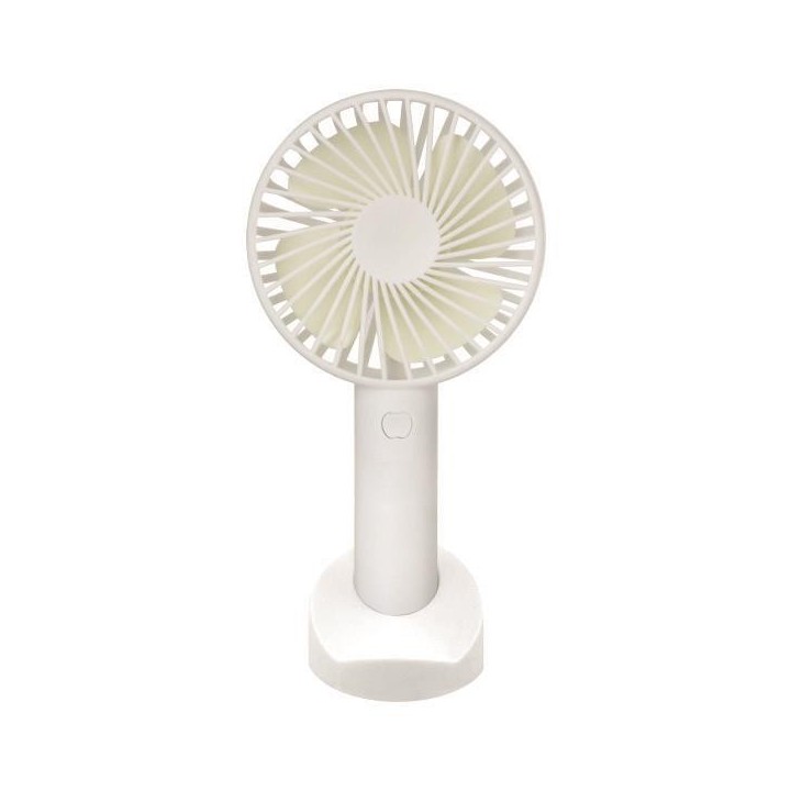 Ανεμιστήρας χειρός επαναφορτιζόμενος Φ10 USB με βάση κινητού EUROLAMP 300-20524