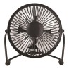Μίνι και μεταλλικός ανεμιστήρας, μαύρου χρώματος με σύνδεση USB Φ10 4W EUROLAMP