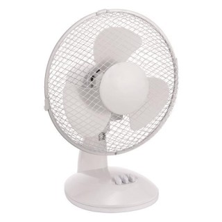 Ανεμιστήρας επιτραπέζιος Φ27 25W λευκός EUROLAMP 147-29057