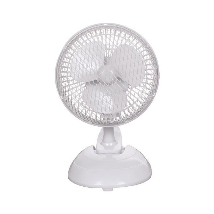 Επιτραπέζιος ανεμιστήρας με κλιπ τύπου μανταλάκι Φ19 15W λευκού χρώματος EUROLAMP 147-29073