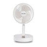 Foldable fan Φ20 4W rechargeable white
