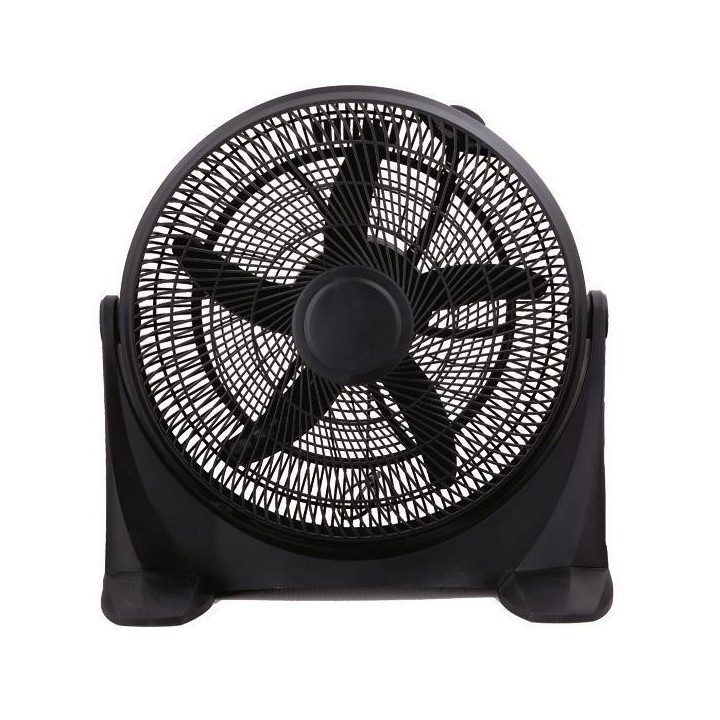 Επιδαπέδιος Box Fan στρόγγυλος ανεμιστήρας Φ50 100W μαύρος EUROLAMP EUROLAMP 147-29052