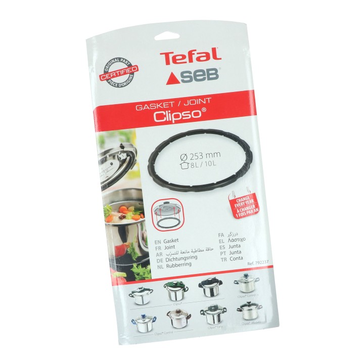 Λάστιχο καπακιού χύτρας ταχύτητος TEFAL/LAGOSTINA (CLIPSO 8-10lt) original