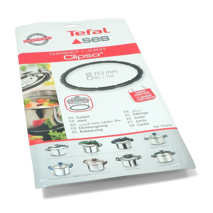 Λάστιχο καπακιού χύτρας ταχύτητος TEFAL/LAGOSTINA (CLIPSO 8-10lt) original TEFAL XITR0015