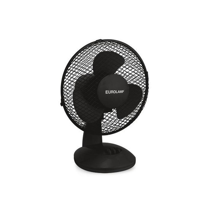 Ανεμιστήρας επιτραπέζιος Φ27 25W μαύρος EUROLAMP 300-20507