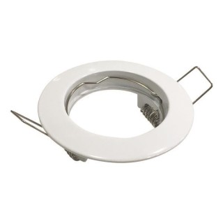 Σπότ χωνευτό για GU10 λαμπτήρες λευκό EUROLAMP 147-52510