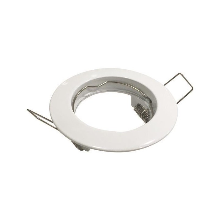 Σπότ χωνευτό για GU10 λαμπτήρες λευκό EUROLAMP 147-52510