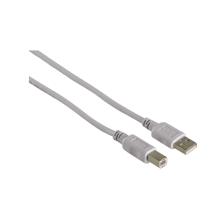 Καλώδιο USB 2.0 αρσενικό σε USB Type Β αρσενικό 3m γκρί κατάλληλο για τη σύνδεση εκτυπωτή σε έναν Η/Υ ΓΕΝΙΚΗΣ ΧΡΗΣΗΣ USBB0002-3G