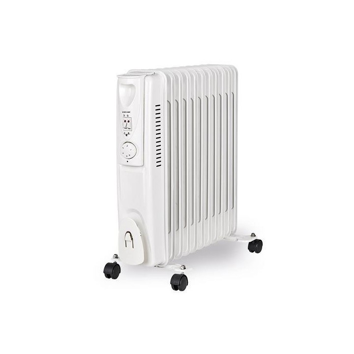 Ηλεκτρικό καλοριφέρ λαδιού 11 φέτες 2500W γκρι EUROLAMP EUROLAMP 147-29461