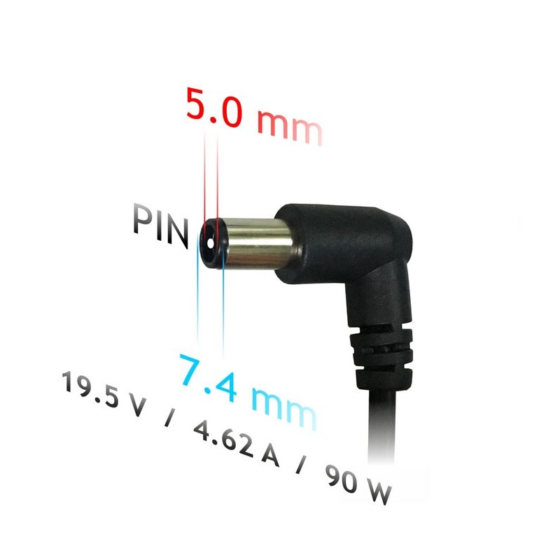 Τροφοδοτικό για laptop DELL 19.5V/4.62A, 90W, με βύσμα 7.4x5mm AKYGA AK-ND-07