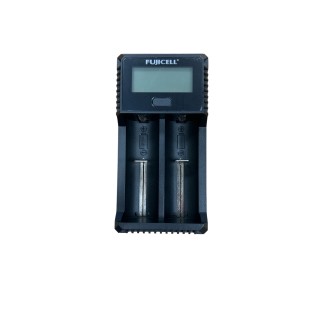 Φορτιστής επαναφορτιζόμενων μπαταριών πολλαπλών τύππων 2 θέσεων με οθόνη FUJICELL FUJICELL FORBAT0002