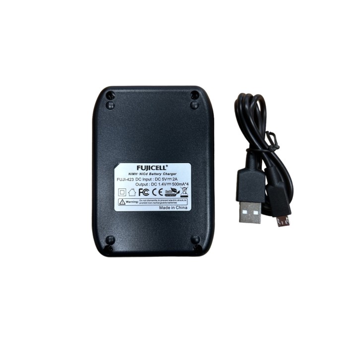 Φορτιστής επαναφορτιζόμενων μπαταριών AA / AAA εώς 4 FUJICELL FUJICELL CHAR0423