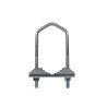 Antenna mast clamp F60x150 galvanized