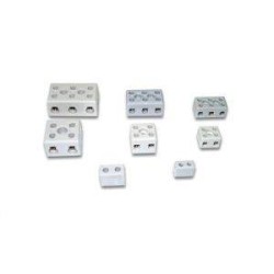 Σύνδεσμος αγωγού τριπλός (κλέμενς) πορσελάνης Φ10mm ΓΕΝΙΚΗΣ ΧΡΗΣΗΣ ΓΕΝΙΚΗΣ ΧΡΗΣΗΣ KK0015