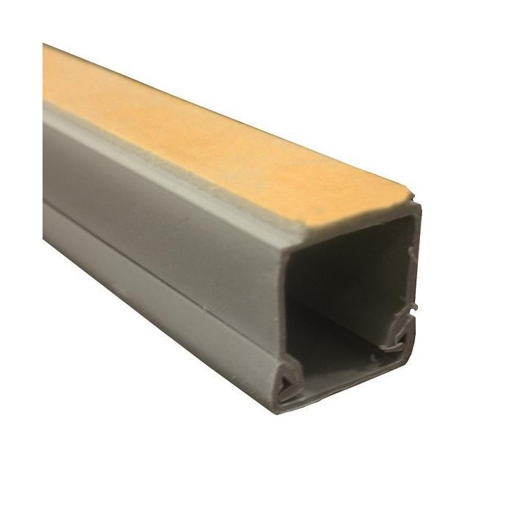 Κανάλι καλωδίων αυτοκόλλητο ασημί 16x16 ΓΕΝΙΚΗΣ ΧΡΗΣΗΣ KAN1616S