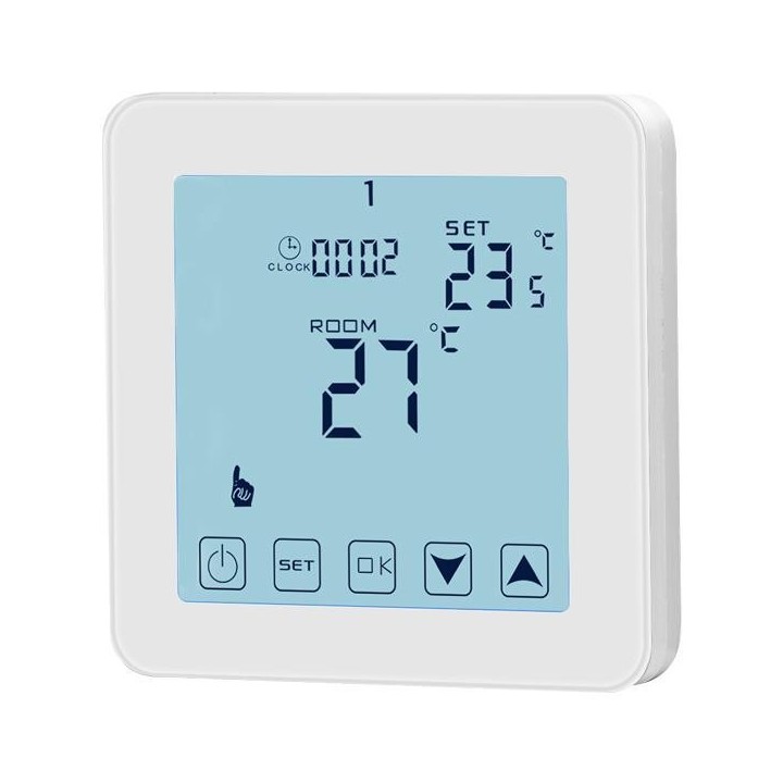 Θερμοστάτης χώρου ψηφιακός εβδομαδιαίος EUROLAMP EUROLAMP 147-44013