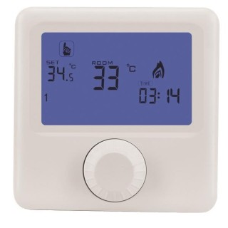 Θερμοστάτης χώρου ψηφιακός εβδομαδιαίος 06BW EUROLAMP EUROLAMP 147-44014
