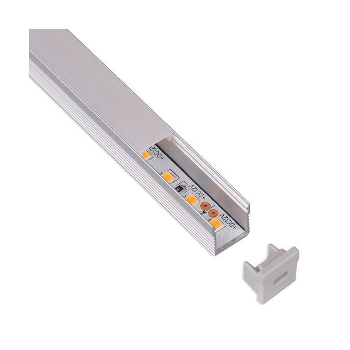 Προφίλ αλουμινίου εξωτερικό για ταινία Led 2000*10,5*11 45° EUROLAMP PLED10511