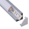 Aluminum profile, external corner for LED strip 2000*18*18 45°