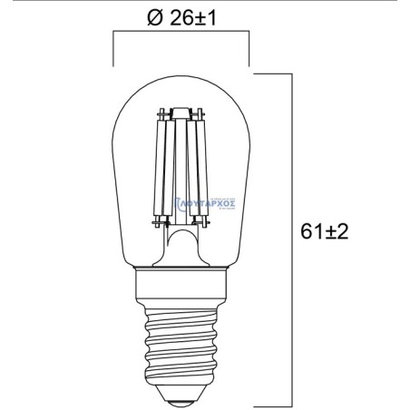 Λαμπτήρας φωτiσμού LED ψυγείου SYLVANIA/ΓΕΝΙΚΗΣ ΧΡΗΣΗΣ SYLVANIA PSLAM0012S