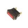 Indicator light (220 volts - with clip) rectangular orange GENERAL USE