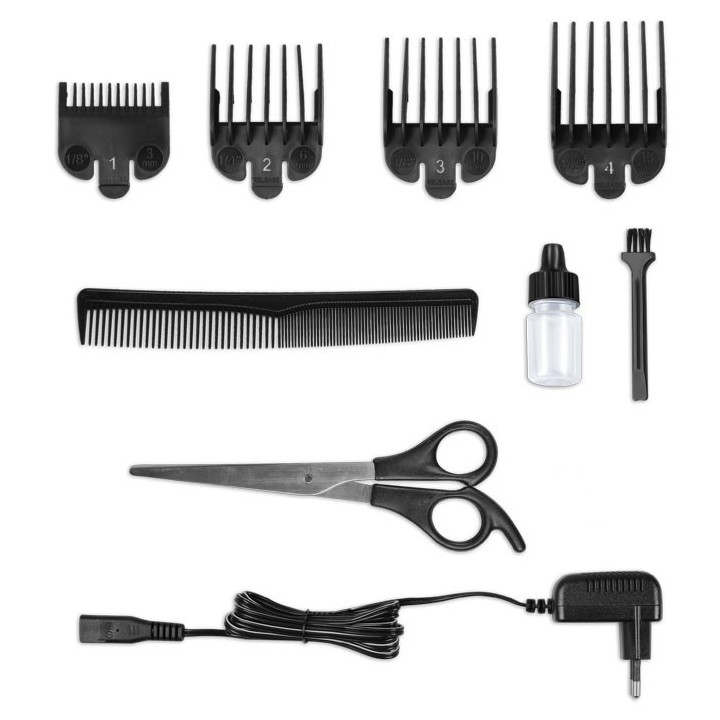 Κουρευτική μηχανή, με επαναφορτιζόμενη μπαταρία λιθίου και τροφοδοσία ρεύματος LIFE