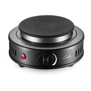 Επιτραπέζια ηλεκτρική εστία, 500W LIFE LIFE MATAKI Black