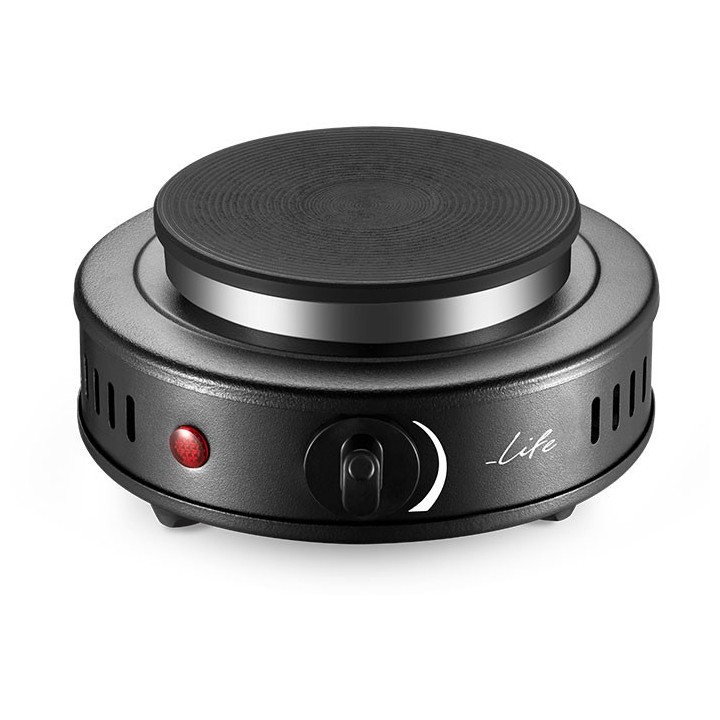 Επιτραπέζια ηλεκτρική εστία, 500W LIFE LIFE MATAKI Black