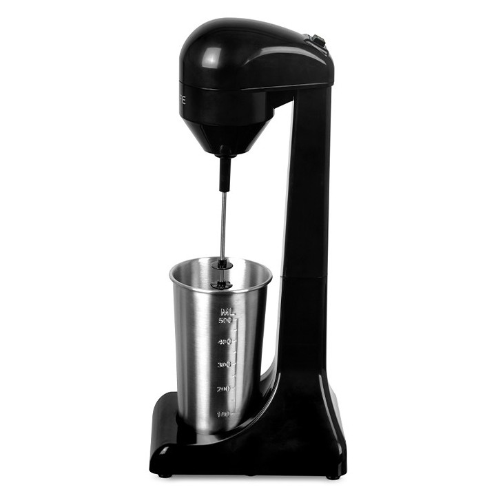 Φραπεδιέρα με 1 inox + 1 πλαστικό ποτήρι και πλήκτρο push, 100W. LIFE MyFrappe INOX PUSH