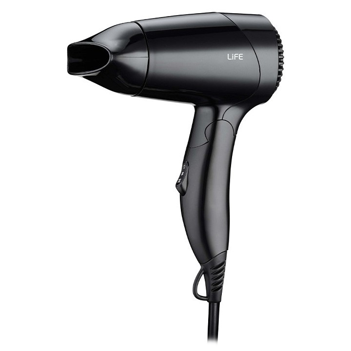 Σεσουάρ μαλλιών ταξιδίου / ξενοδοχειακού τύπου 1200W, με υφασμάτινη θήκη αποθήκευσης.