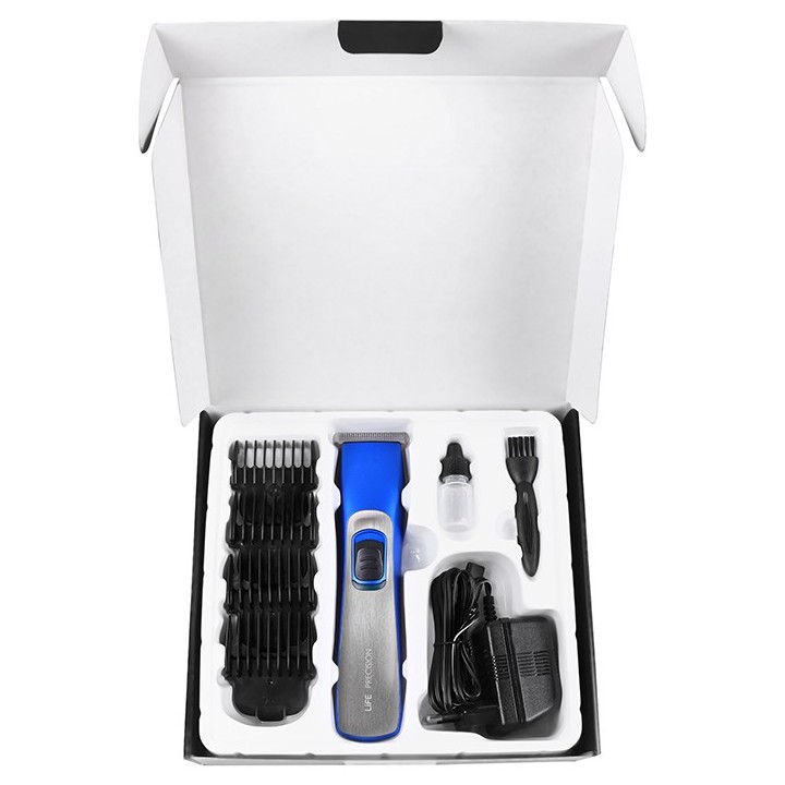 Κουρευτική μηχανή, με επαναφορτιζόμενη μπαταρία και τροφοδοσία ρεύματος LIFE