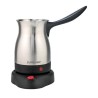Electric stainless steel coffee maker for Greek coffee and hot water 800W EUROLAMP