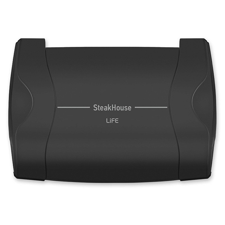 Επιτραπέζια ηλεκτρική ψησταριά με άνω αντίσταση και καπάκι, 1100W LIFE Steakhouse LIFE Steakhouse