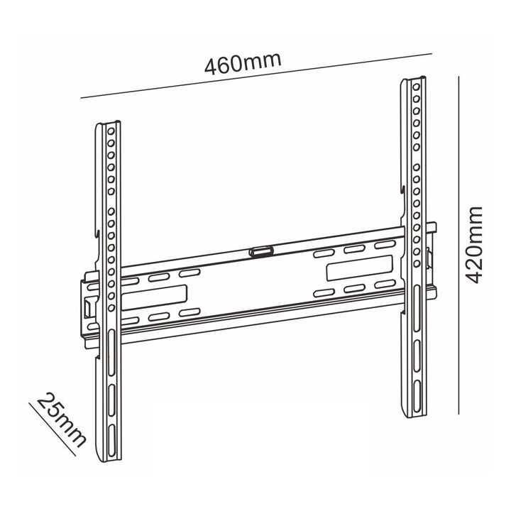 Σταθερή επιτοίχια βάση στήριξης, για τηλεοράσεις LED/LCD από 32" έως 55"