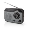 Φορητό ραδιόφωνο FM/AM, σε μαύρο/γκρι χρώμα NEDIS 233-1851 Φορητό ραδιόφωνο FM/AM, σε μαύρο/γκρι χρώμα NEDIS 233-1851