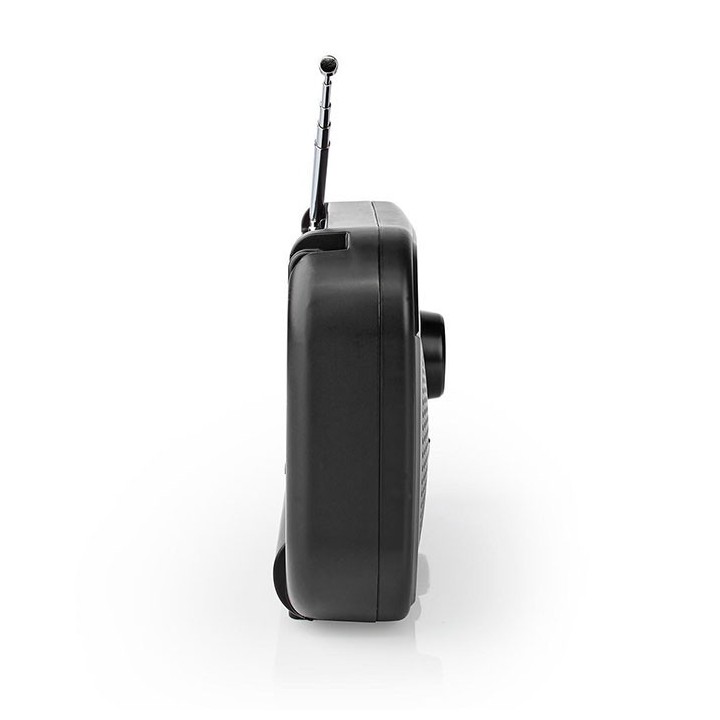 Φορητό ραδιόφωνο FM/AM, σε μαύρο/γκρι χρώμα NEDIS  233-1851