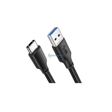 Καλώδιο USB-C σε USB CMAMN, 15W, 5Gbps, 2m, μαύρο CABLETIME  CT-C160