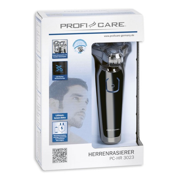 Ανδρική ξυριστική μηχανή προσώπου, με επαναφορτιζόμενη μπαταρία PROFI CARE PC-HR 3023 PROFI COOK PC-HR 3023