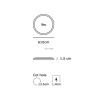 Φωτιστικό χωνευτό panel led στρόγγυλο 9W 3000K VK 641763-049123