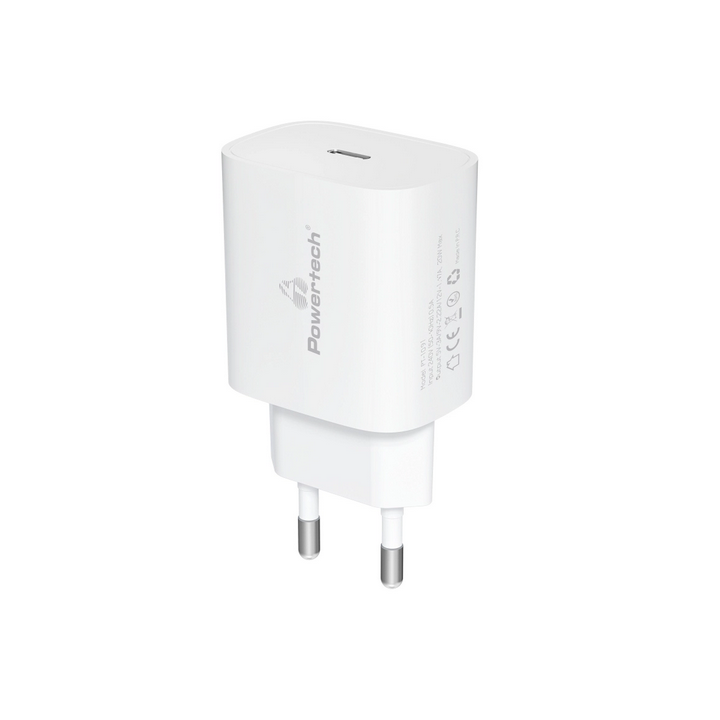 Universal φορτιστής type-c σε type-c 20W POWERTECH  PT-1091