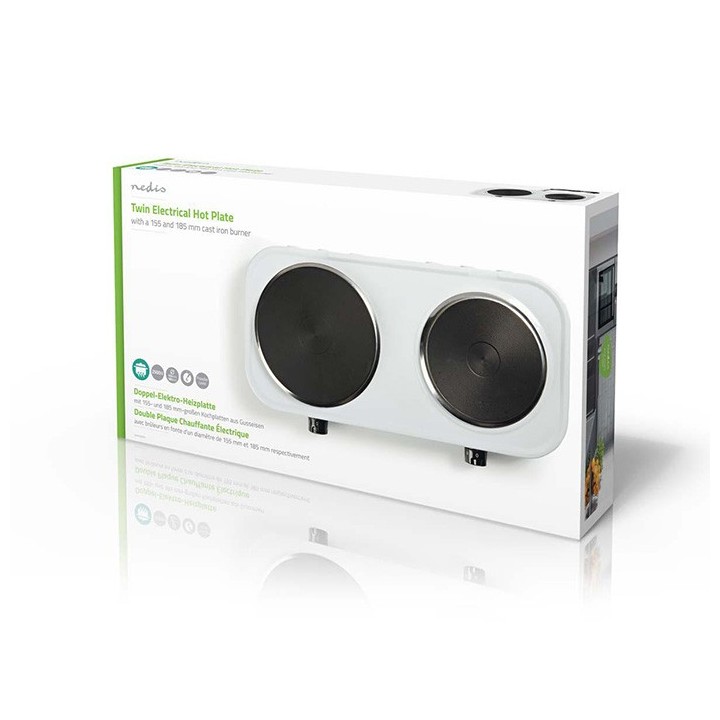 Επιτραπέζια διπλή ηλεκτρική εστία, 2500W. LIFE 233-2160