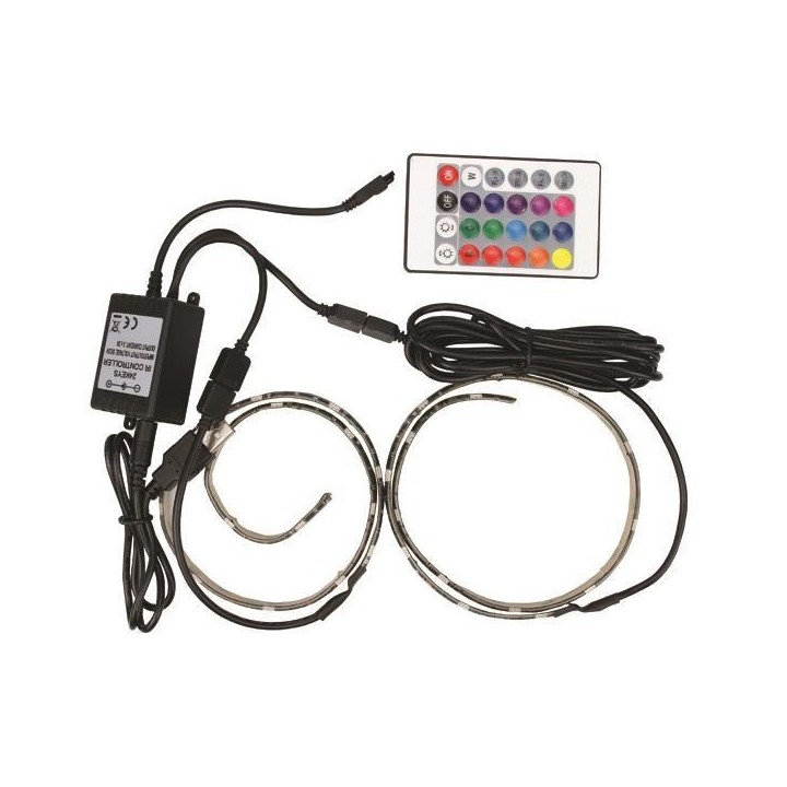 Ταινία LED dimmable 7.2W IP65 0.5m σετ 2 τεμαχίων με USB EUROLAMP