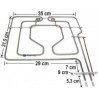 Αντίσταση (220volt, 2800watt) άνω φούρνου κουζίνας PITSOS/SIEMENS/BOSCH PITSOS APM0014 Αντίσταση (220volt, 2800watt) άνω φούρνου κουζίνας PITSOS/SIEMENS/BOSCH PITSOS APM0014