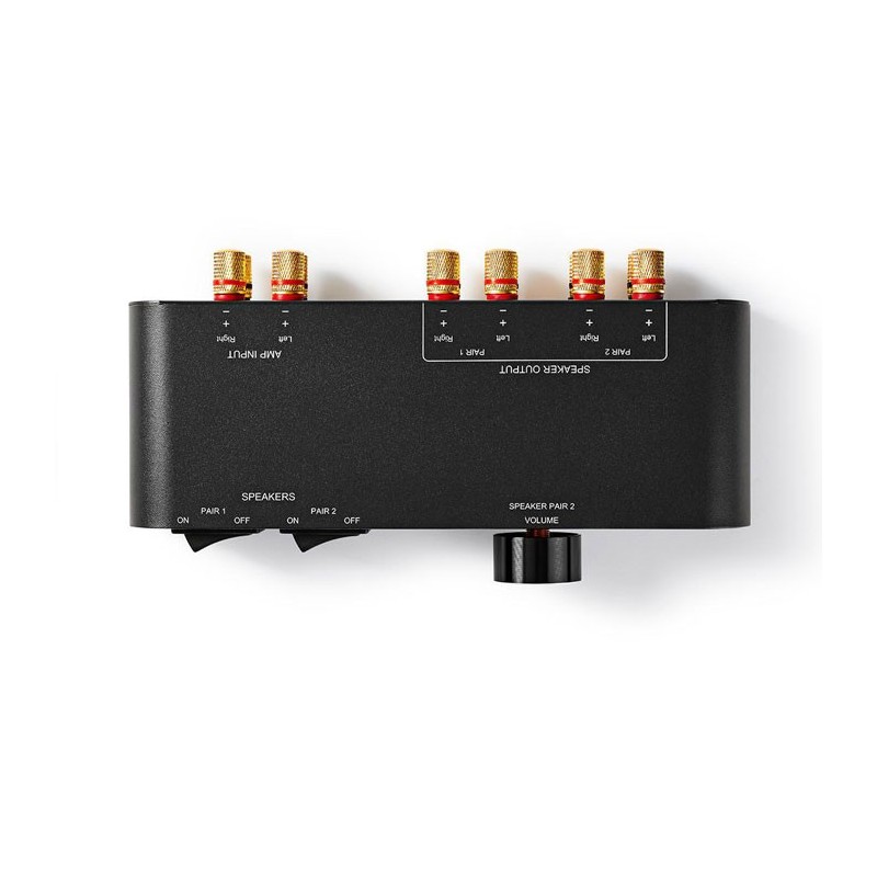 Συσκευή σύνδεσης 2 σετ ηχείων σε 1 ενισχυτή NEDIS NEDIS ASWI2652BK