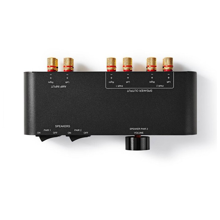 Συσκευή σύνδεσης 2 σετ ηχείων σε 1 ενισχυτή NEDIS NEDIS ASWI2652BK