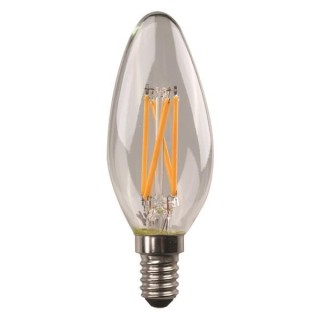 Λάμπα κερί LED crossed filament 6.5W 3000K EUROLAMP