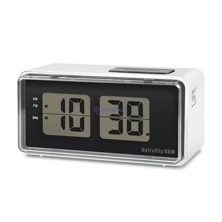 Ψηφιακό ρολόι / ξυπνητήρι με οθόνη LCD και retro flip design  221-0383
